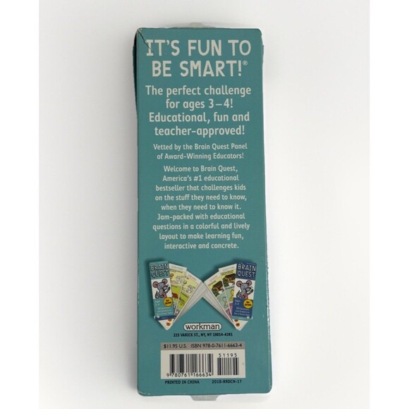 Brain Quest for Threes, Revised 4th Edition: 300 Questions - Ages 3-4 - Picture 2 of 3